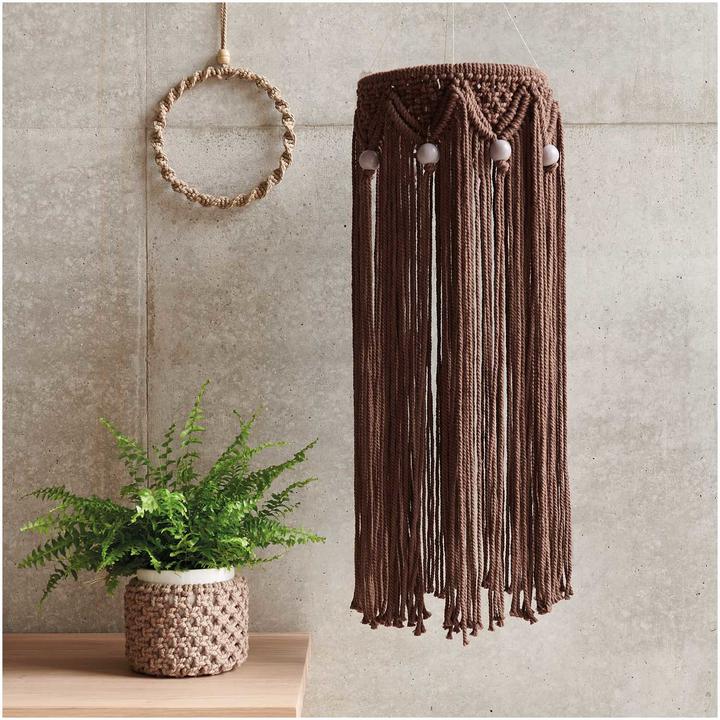 Actual product image Rico Design Wooden beads macramé old pink, 8 pieces