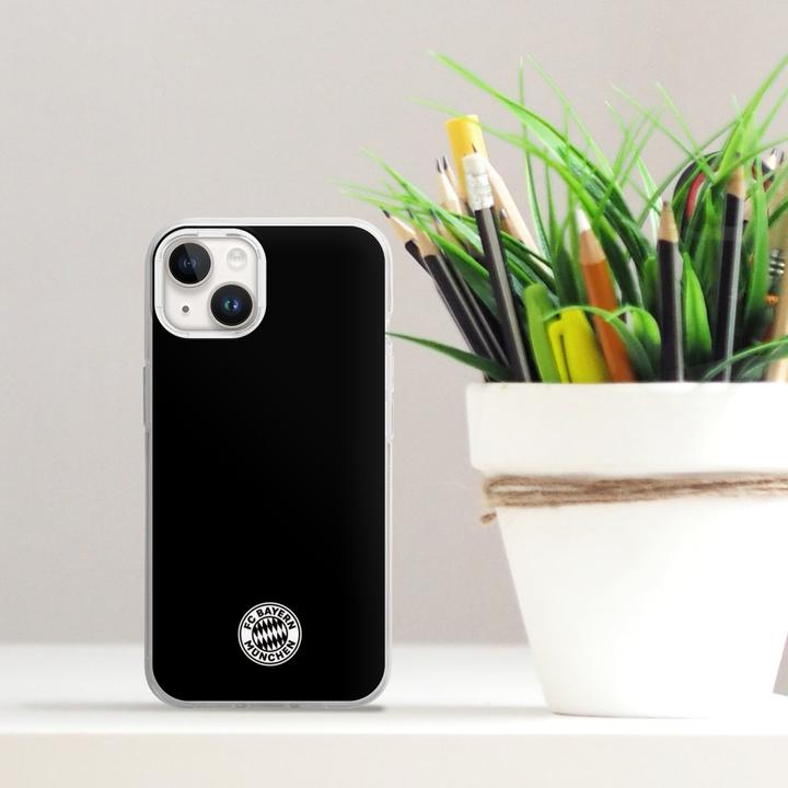 Produktbild DeinDesign Silikon Hülle für Apple iPhone 14 Handyhülle Case Smartphone Schutzhülle FC Bayern München FCB (Apple iPhone 14)