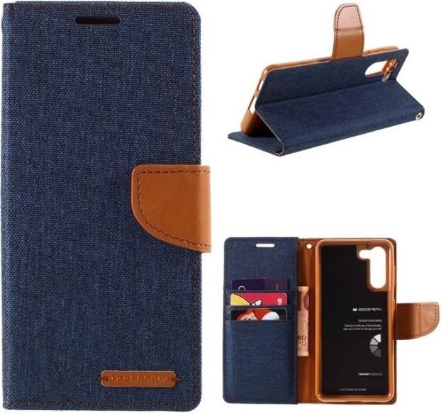 Actual product image Goospery Canvas Diary Series (Samsung Galaxy S21+)