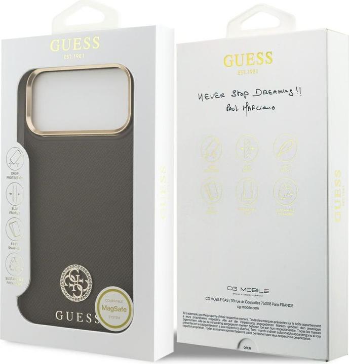 Produktbild Guess - Silicone - iPhone 17 Pro Max - Brown (Apple iPhone 17 Pro Max)