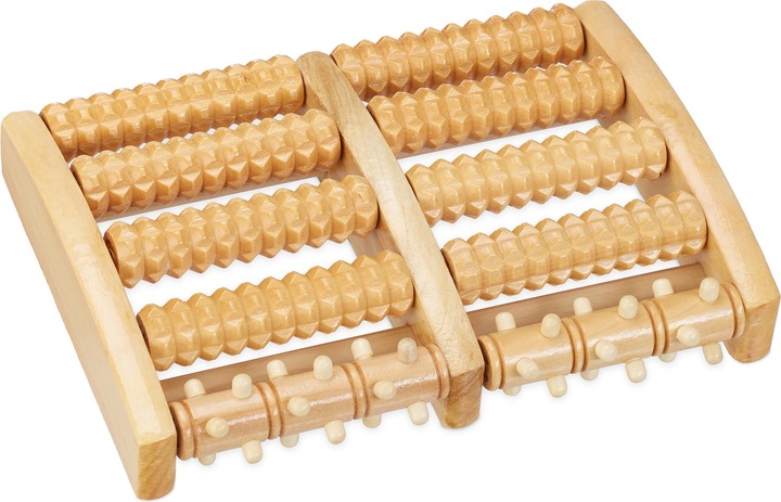 Actual product image Relaxdays Foot Massager Roller, 10 Spiky Bars