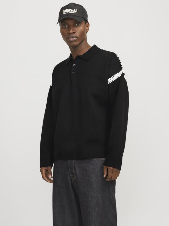 Actual product image Jack & Jones Joraustin Knit Stitch Polo Styd Aw24 (XXL)