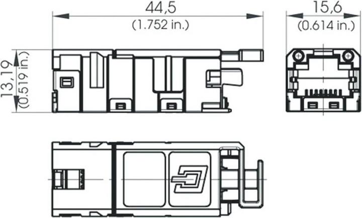Produktbild Metz Connect E-DAT 8(8) TIA-A