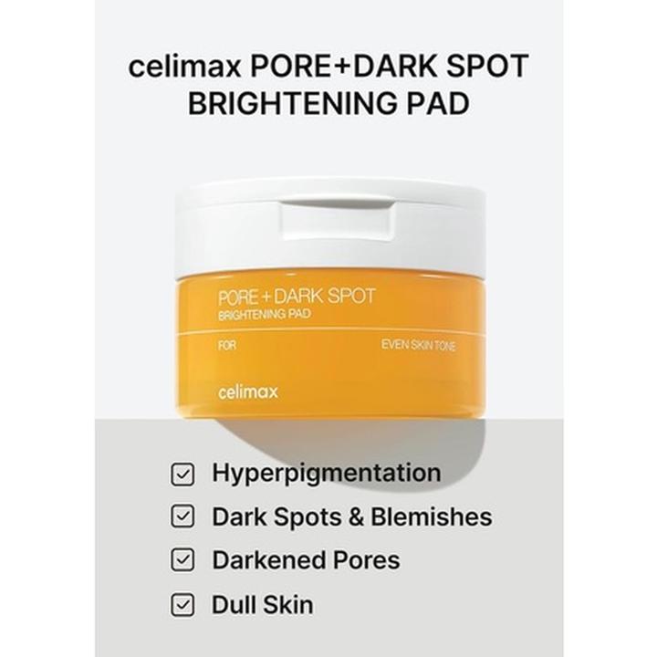 Actual product image Celimax Ji.Woo.Gae Pore and Dark Spot Brightening Exfoliating Peeling Pads (Cleansing scrub)
