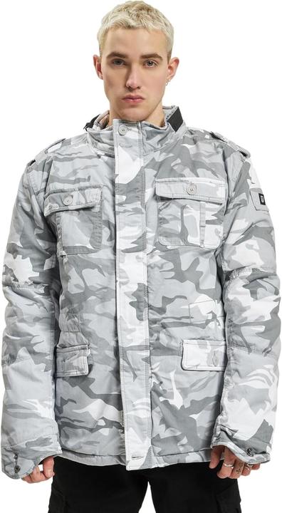 Actual product image Brandit Britannia winter outdoor jacket size S colour snowstorm/camouflage pattern (S)