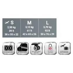 Thumbnail - Worldpack, Koffer, 3-teiliges Trolleyset Hartschale Miami, schwarz, Schwarz, (192 l, XL (ab 115l))