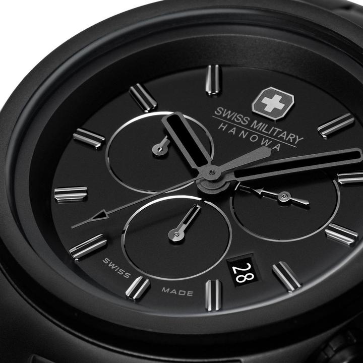 Actual product image Swiss Military Hanowa Navalus Pro Chrono Stealth (Chronograph, 43 mm)