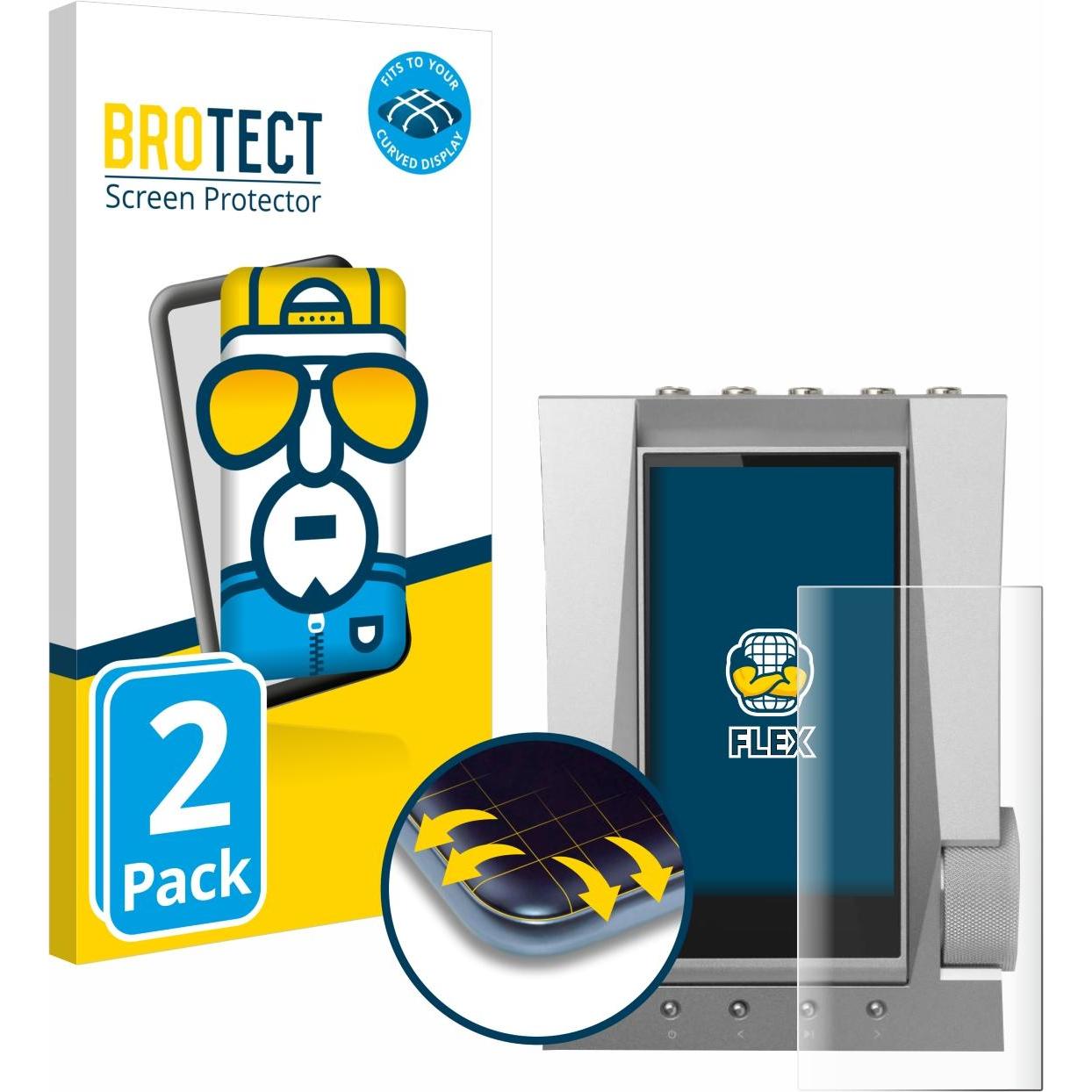 BROTECT Fullscreen Schutzfolie Displayschutz Folie Klar Transparent, MP3 + Media-Player Zubehör