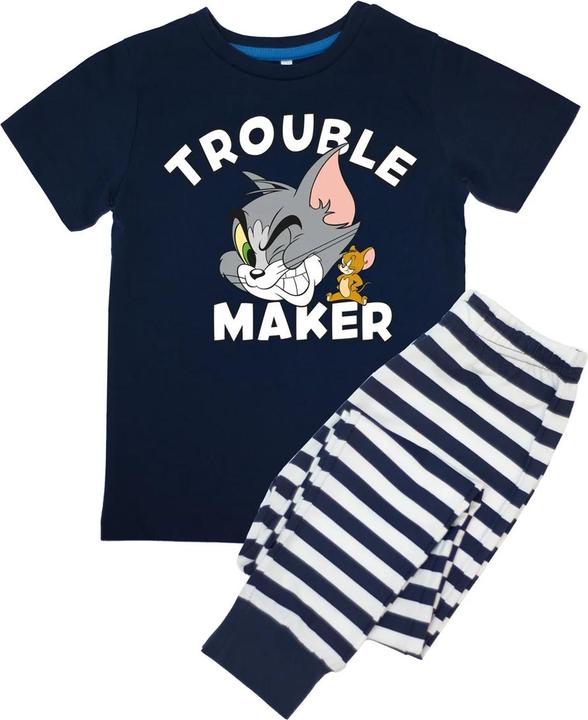 Image du produit Tom & Jerry - Ensemble de pyjama long manches courtes TROUBLE MAKER - Garçon (128)