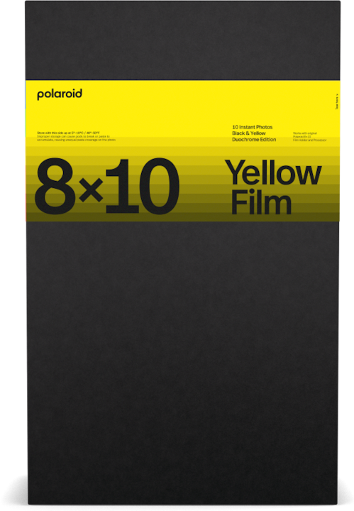 Actual product image Polaroid 8x10 Duochrome Film Black & Yellow (8x10)