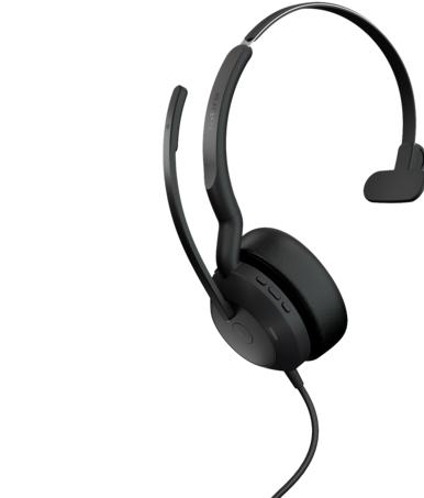 Produktbild Jabra Evolve2 50 USB-A UC Mono (Kabelgebunden, USB-A)