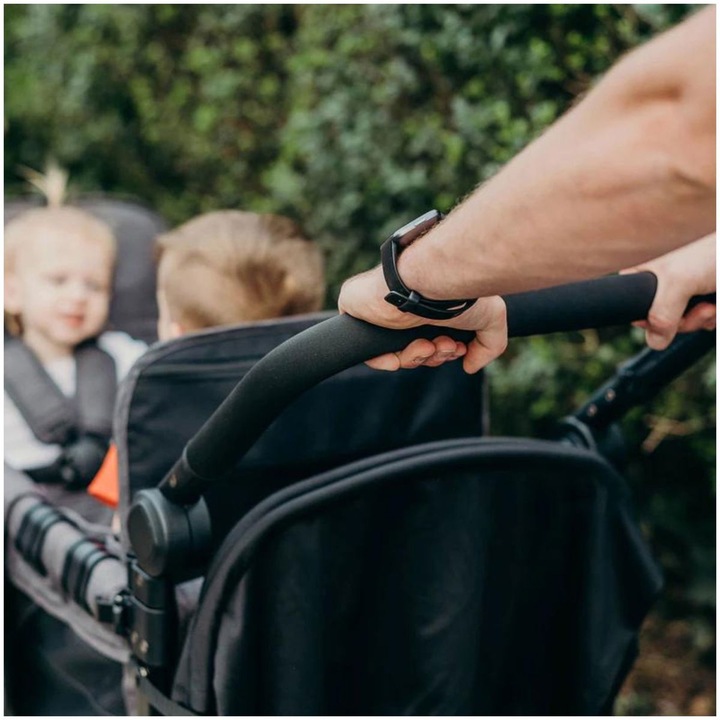 Actual product image WonderFold Elite Double Stroller Wagon Grey