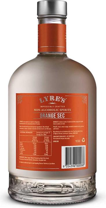 Image du produit Lyre's Orange Sec (1 x 70 cl)