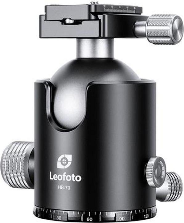 Immagine prodotto Leofoto Testa a sfera HB-70 con piastra a sgancio rapido QP-70N (Testa sferica)