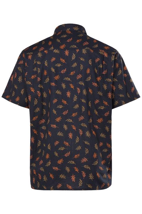 Immagine prodotto Boston Park Leinenmix-Hemd, Halbarm, Alloverprint, Kentkragen, Comfort Fit (L)