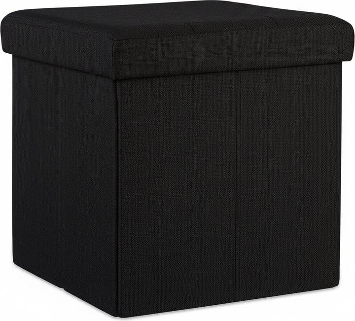 Actual product image Relaxdays Folding Storage Ottoman