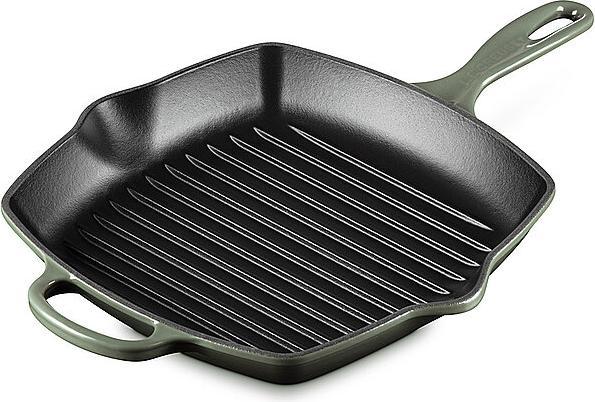 Image du produit Le Creuset Plancha de cuisine SIGNATURE vert foncé (Poêle à grillades, Fonte)