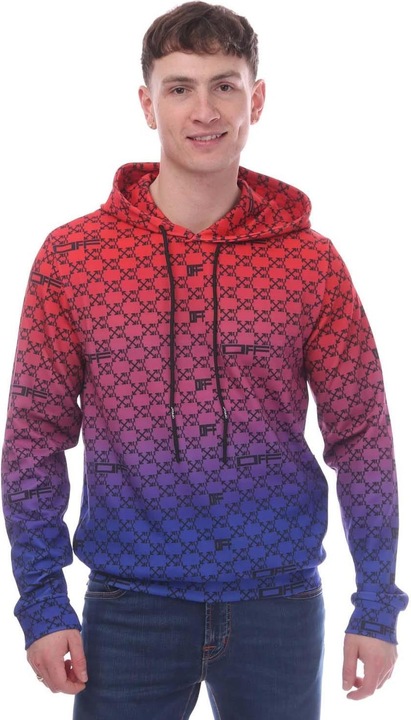 Actual product image Off Mens ATHL Monogram Hoodie (L)