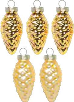 Actual product image Inge’s Glas Christmas Decor Pine cone (12x)