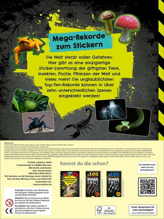 Image du produit Le cahier d'autocollants le plus toxique au monde