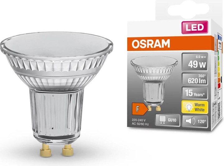 Produktbild Osram Led Star Par16 (GU10, 6.90 W, 620 lm, 1 x, F)