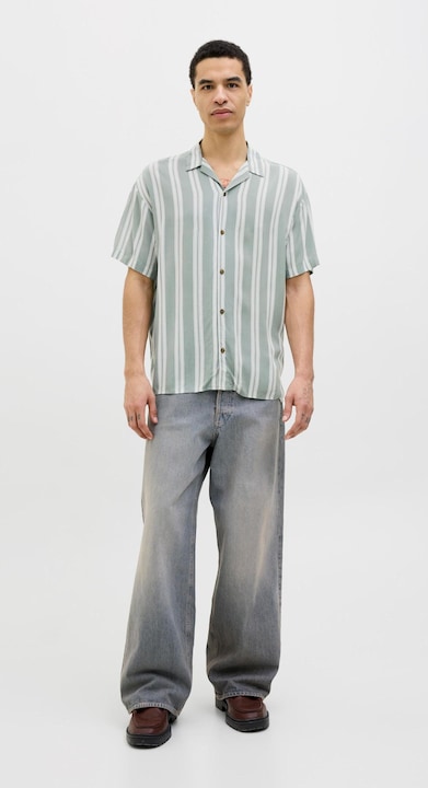 Immagine prodotto Jack & Jones Jjejeff Stripe Resort Shirt Ss Sn (XS)