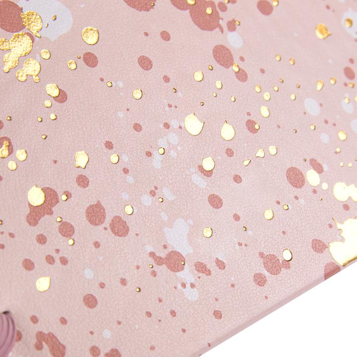 Image du produit Idena Carnet de notes Sparkle rose à carreaux FSC-Mix (14 x 20 cm, Quadrillé, Couverture rigide)