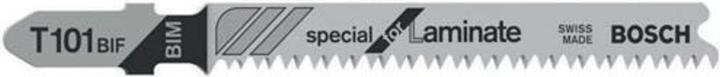 Bosch Professional Zubehör PRO Laminate clean T101BIF Stichsägeblatt, 83 mm, 5-tlg.