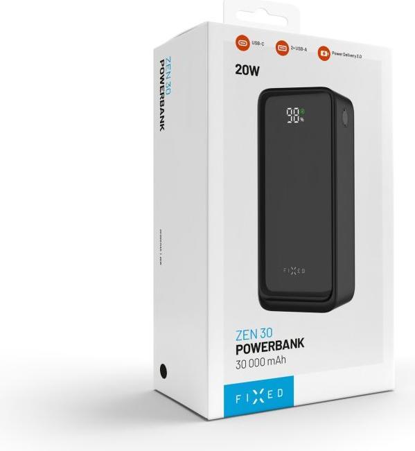Produktbild Fixed Zen2 30, PD 20W, 30 000 mAh (30000 mAh, 20 W, 30 Wh)