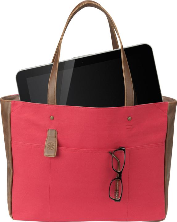 Produktbild HP Canvas-Tasche für Damen, 35,56 cm (14 Zoll) (Rot/Braun) (14", HP)