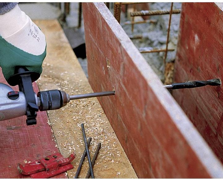 Actual product image wolfcraft 1 shuttering drill CV ø10x400mm (8 mm)