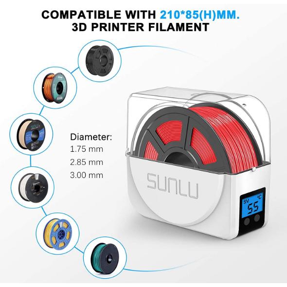 Thumbnail - Sunlu S1 Plus Filamenttrockner, 3D Drucker Zubehör