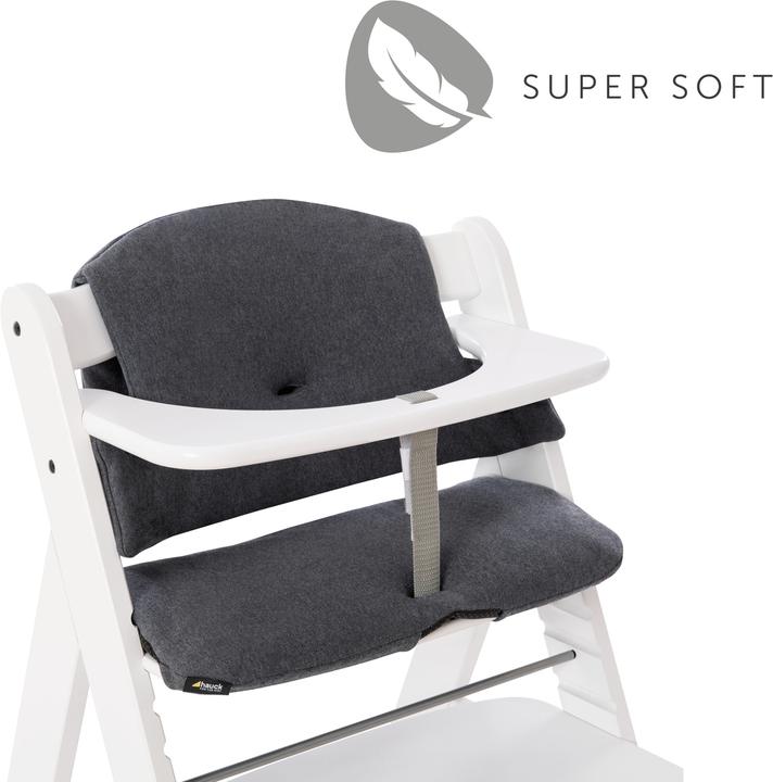 Produktbild Hauck Highchair Pad Select Jersey Charcoal