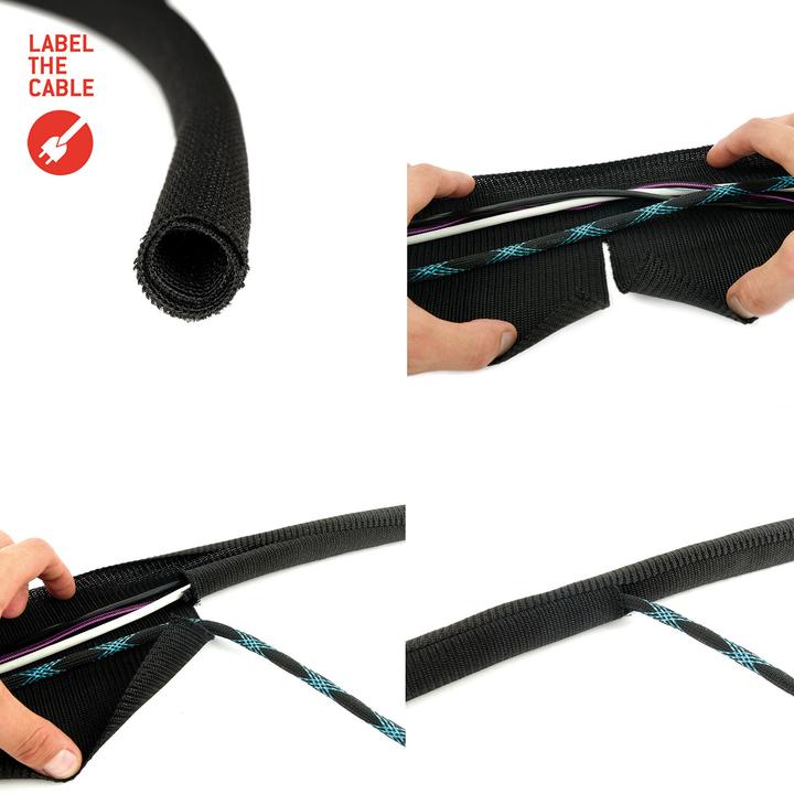 Actual product image Label-the-cable cable tube (Cable conduit, 2500 cm)