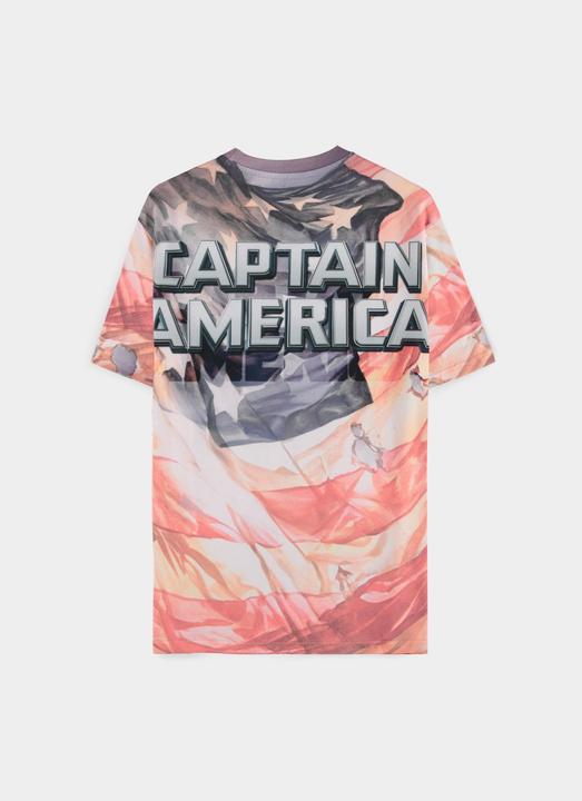 Produktbild Difuzed Captain America - Digital American AOP Men's Short Sleeved T-shirt - 2XL (XXL)