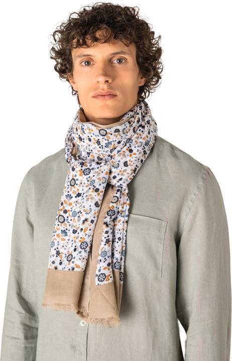 white floral blue