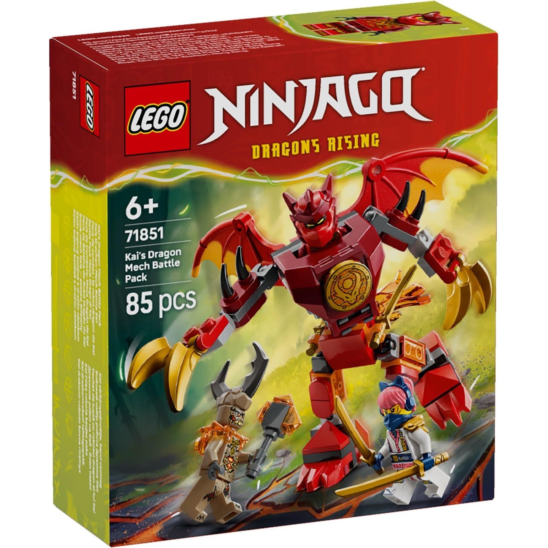 Lego Kais Drachen-Mech Battle Set (71851, Ninjago)
