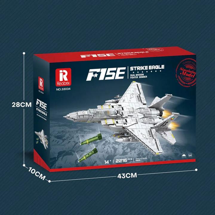 Actual product image ReoBrix F15e Fighter Bombers