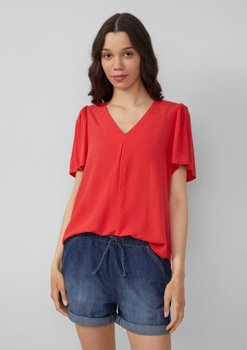 Immagine prodotto S.Oliver Bluse Feminine Kurzarmbluse aus Viskose (44)