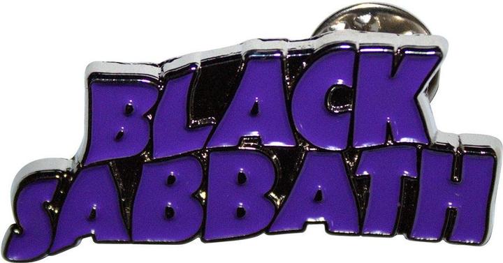 Produktbild Black Sabbath Welliges Logo Abzeichen ZinkLegierung Nadel