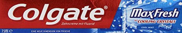 Actual product image Colgate w. Toothpaste max fresh cool mint, 75ml tu (75 ml)