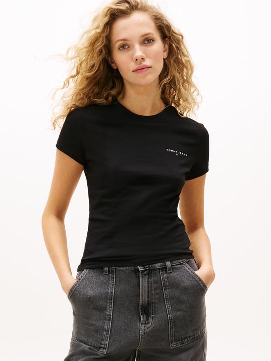 Actual product image Tommy Jeans Tjw Slim Linear Ss Tee Ext (M)