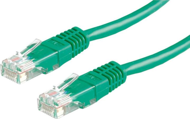 Image du produit Value Cordon de raccordement UTP Cat6 0,5m vert (U/FTP, CAT6, 0.50 m)