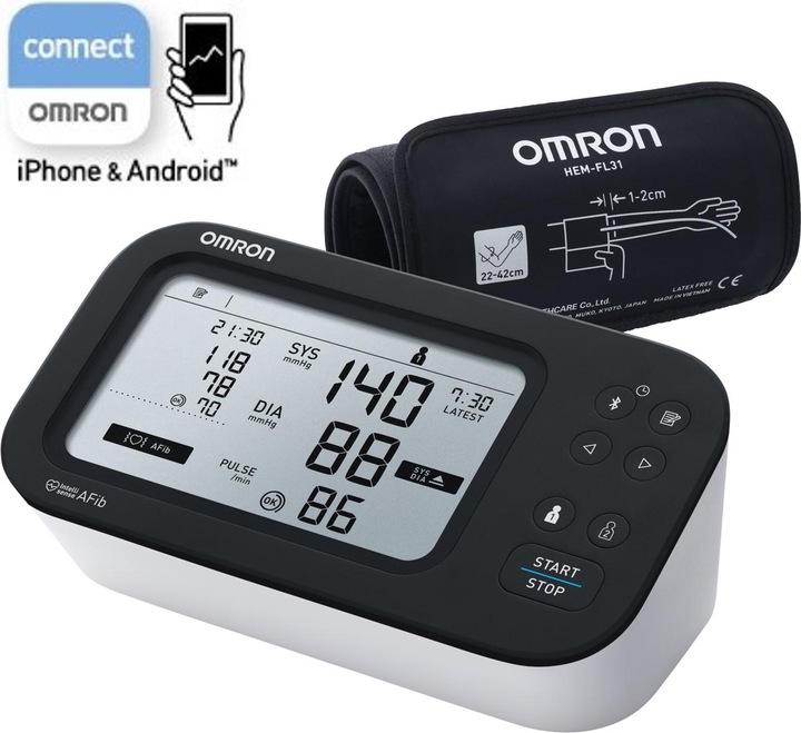 Actual product image Omron M7 Intelli IT AFib (Blood pressure monitor upper arm)