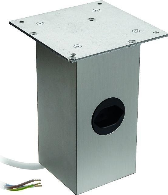 Actual product image EBB Bar consoles Powerstation, angular 80/80 mm, straight