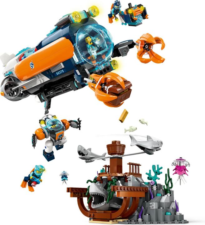 Productafbeelding LEGO City End-Of-Live Set Forscher-U-Boot - 60379 NEU! Teile 842x