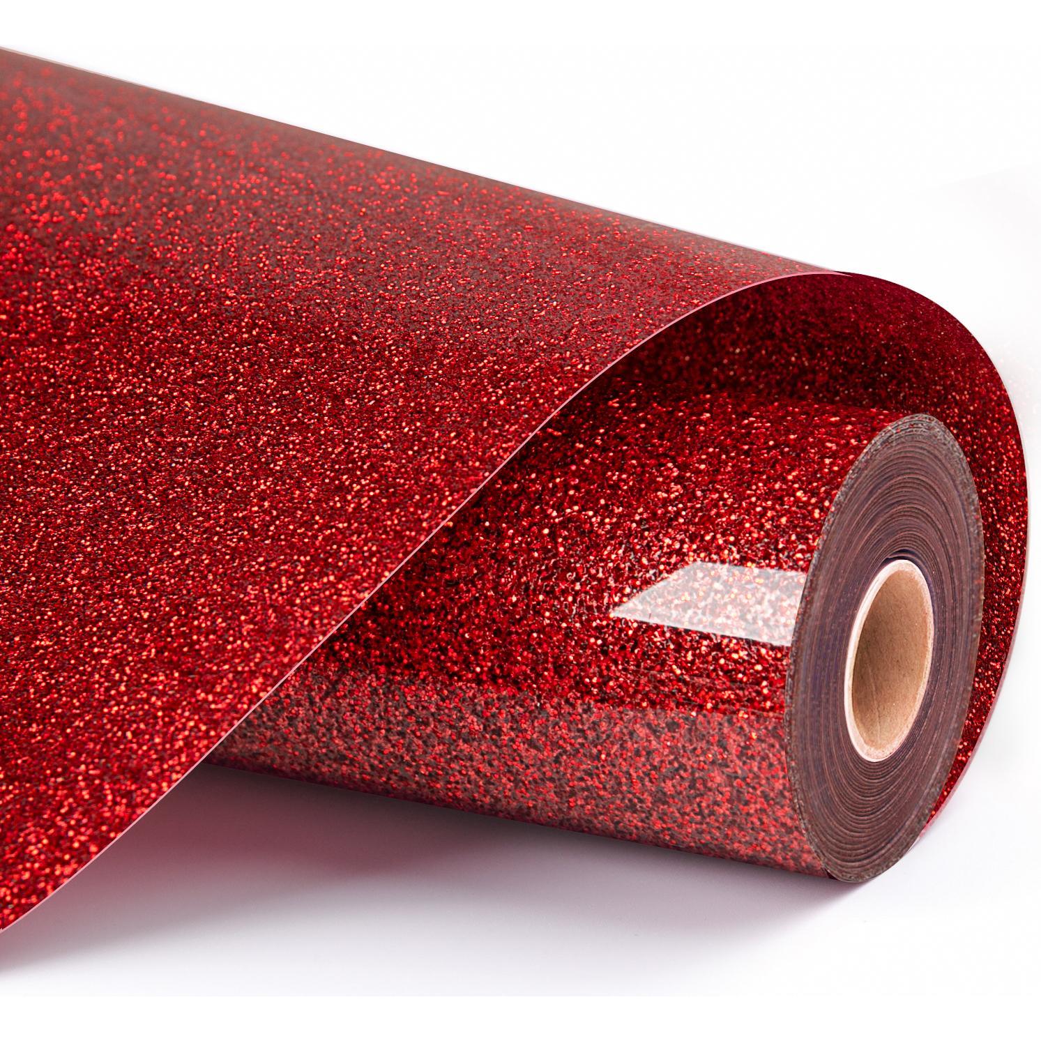 Loklik Heat Transfer Vinyl Glitter - Red, 3D Drucker Zubehör