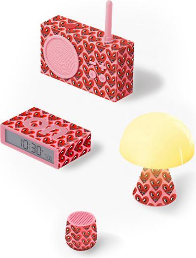 Lexon Keith Haring Heart Edition Gift Set (Stromversorgung über USB, Akkubetrieb)