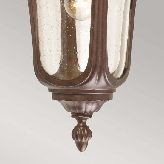 Produktbild Elstead Lighting Chicago Aussen-Wandleuchte E27 56cm Rostige Bronze Patina IP44 (E27, IP44)