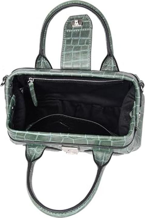 Actual product image Kate Moss Picasso Leather Shoulder Bag with Adjustable Strap